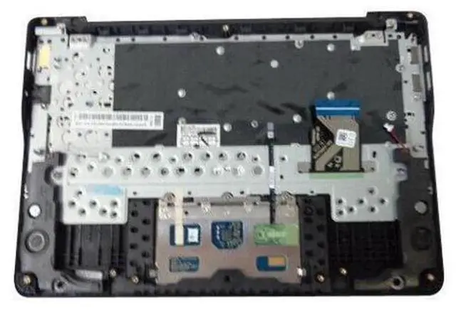 Alt view image 2 of 4 - Black Palmrest Assembly with US Keyboard & Touchpad for Samsung Chromebook XE500C13, Upper Case Replacement Spare Part
