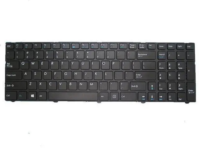 Main image of US Laptop Replacement Keyboard for MEDION AKOYA P6669 MD60394 MD60395 MD60253 MD60113 MD6128, Black Notebook Keyboard Repair Spare Part