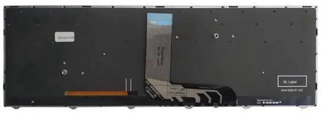 Alt view image 2 of 5 - US English Backlit Replacement Laptop Keyboard Compatible with CLEVO CVM18H93US9430 CVM18H93US9430B, OEM Part Number 6-80-PC510-010-1, US QWERTY Backlight Notebook Keyboard Repair Spare Part