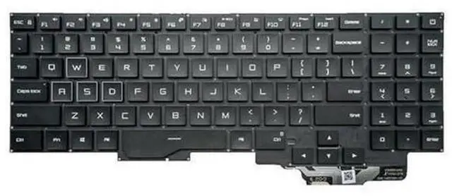 Main image of US English Backlit Replacement Laptop Keyboard Compatible with XIAOMI Rebook G XMG2003-AJ, US QWERTY Backlight Notebook Keyboard, Precise Fit Repair Spare Part Direct Replacement for Xiaomi Rebook G