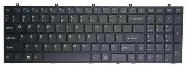 Main image of US English Backlit Replacement Laptop Keyboard Compatible with Clevo W370ET W350ET W350 W370 W655 W670 W670SR, US QWERTY Backlight Notebook Keyboard, Direct Fit Repair Spare Part for Clevo Gaming Lapt