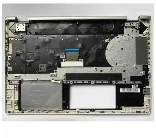 Alt view image 2 of 5 - Upper Case Palmrest Assembly with US Layout Keyboard, Replacement Part L20848-001 Compatible with HP Pavilion X360 15T-CR 15-CR Notebook, Complete Top Shell Repair Spare Part for HP 15T-CR Series Conv