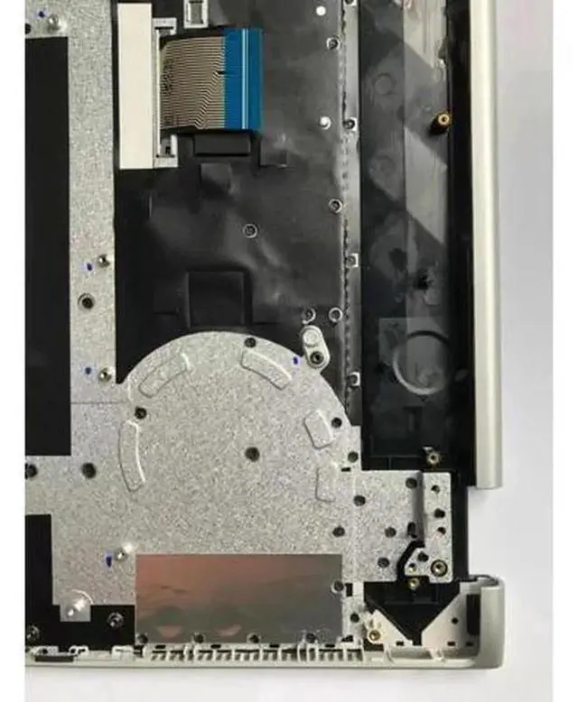 Alt view image 3 of 5 - Upper Case Palmrest Assembly with US Layout Keyboard, Replacement Part L20848-001 Compatible with HP Pavilion X360 15T-CR 15-CR Notebook, Complete Top Shell Repair Spare Part for HP 15T-CR Series Conv
