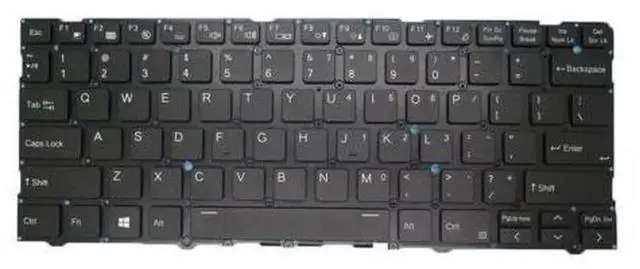 Main image of US English Backlit Laptop Replacement Keyboard for System76 Lemur Pro (lemp9), Notebook Internal Backlight Keyboard Repair Spare Part