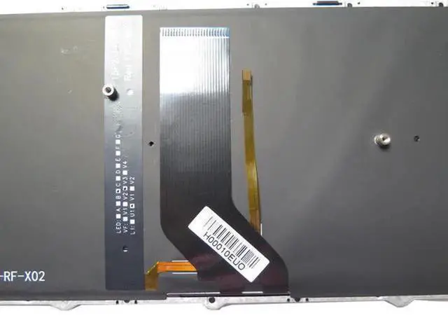 Alt view image 2 of 5 - US English Backlit Laptop Replacement Keyboard for CLEVO N250, PN CVM15F23USJ430A 6-80-N7500-012-1HA, Notebook Internal Backlight Keyboard Repair Spare Part