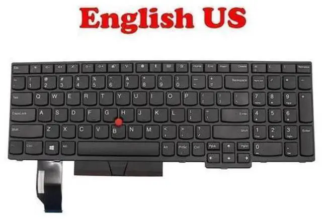 Main image of US Laptop Replacement Keyboard for Thinkpad E580 E585 E590 E595 L580 L590 T590, PN 01YP560 01YP720, Notebook Internal Keyboard Repair Spare Part