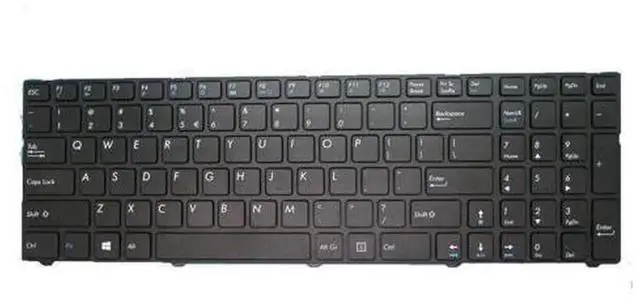 Main image of US Laptop Replacement Keyboard for MEDION AKOYA E6436 MD61100 MD61150 MD61300 MD61600 MD60550, Notebook Internal Keyboard Repair Spare Part