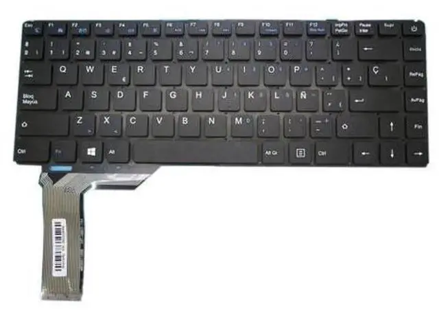 Alt view image 2 of 5 - US English Laptop Replacement Keyboard for Toposh T14, PN MB30011008 YXT-NB93-154 YXT-NB92-22 DK300V, Notebook Internal Keyboard Repair Spare Part