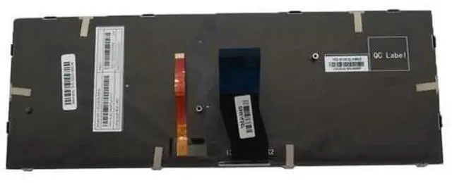 Alt view image 2 of 4 - US English Backlit Laptop Replacement Keyboard for CLEVO P640HJ P640HK1 P640RE P640RF P641HJ P641RF, Notebook Internal Backlight Keyboard Repair Spare Part