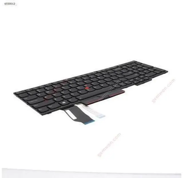 Alt view image 2 of 5 - US Backlit Laptop Replacement Keyboard for ThinkPad T15, Black Frame Black Keys With TrackPoint Stick, Notebook Internal Keyboard Repair Spare Part