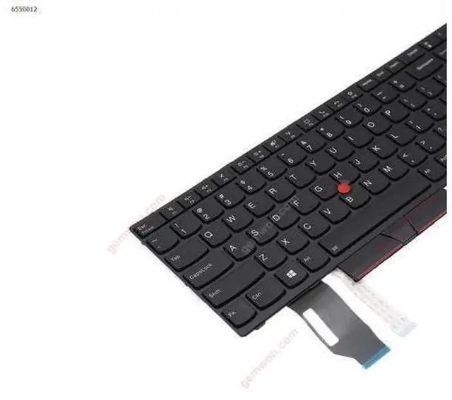 Alt view image 3 of 5 - US Backlit Laptop Replacement Keyboard for ThinkPad T15, Black Frame Black Keys With TrackPoint Stick, Notebook Internal Keyboard Repair Spare Part