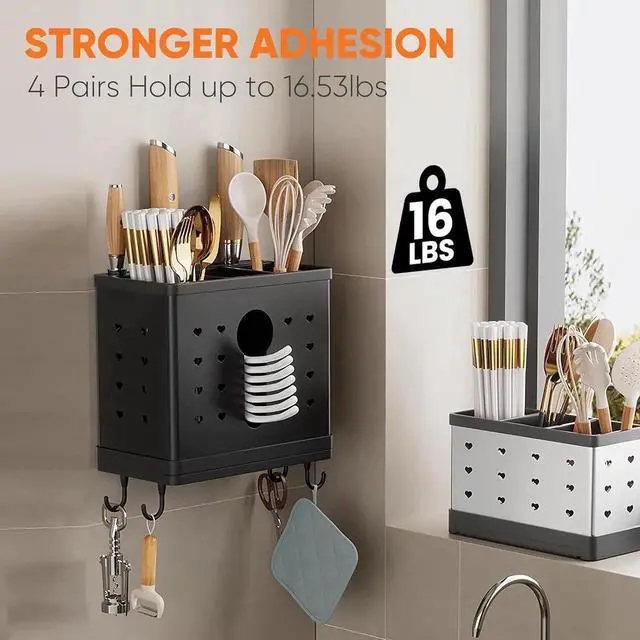 Alt view image 4 of 7 - AJMRTC Damage-Free Picture Hanging Strips, 14 Pairs Heavy Duty Large Adhesive Wall Hanging Strips, No Nail Frame Hanger Kit for Posters, Artworks, Mirrors & Home Decor