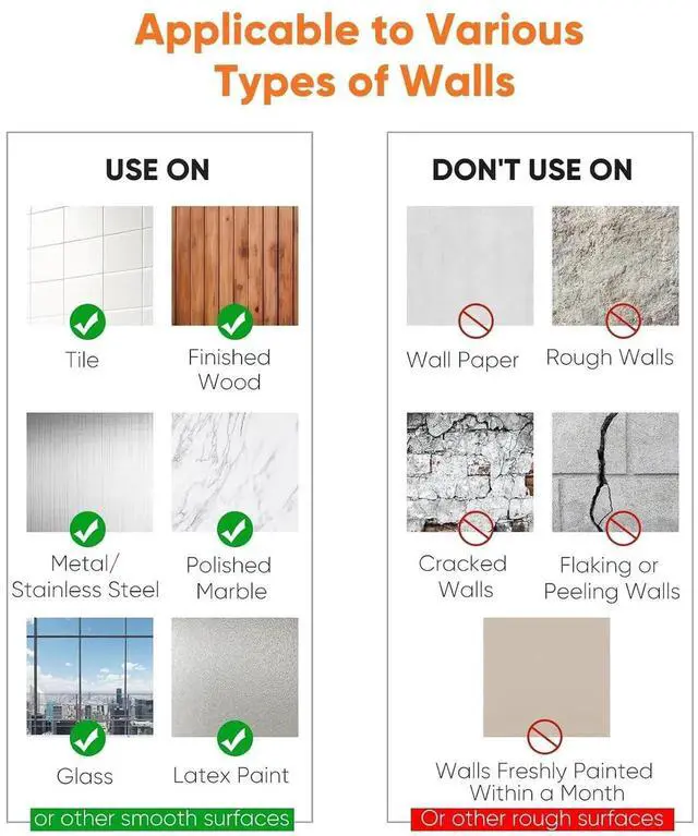 Alt view image 3 of 7 - AJMRTC Damage-Free Picture Hanging Strips, 14 Pairs Heavy Duty Large Adhesive Wall Hanging Strips, No Nail Frame Hanger Kit for Posters, Artworks, Mirrors & Home Decor
