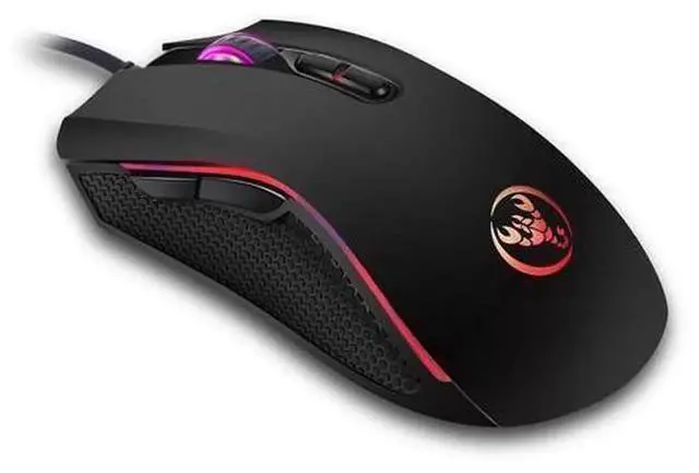 Alt view image 5 of 7 - AJMRTC Wired Gaming Mouse, 7 Programmable Buttons, 3200 DPI Adjustable, 7 Color LED Light Optical USB Gaming Mice for PC Computer Pro Gamers