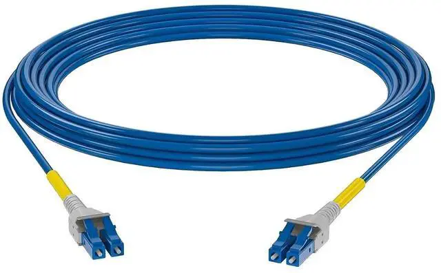 Alt view image 3 of 5 - AJMRTC OS2 LC to LC Armored Fiber Patch Cable, 5 Meters Uniboot Duplex LC/UPC Single Mode Fiber, 9/125m, LSZH Indoor Armored SMF Fiber Optic Jumper