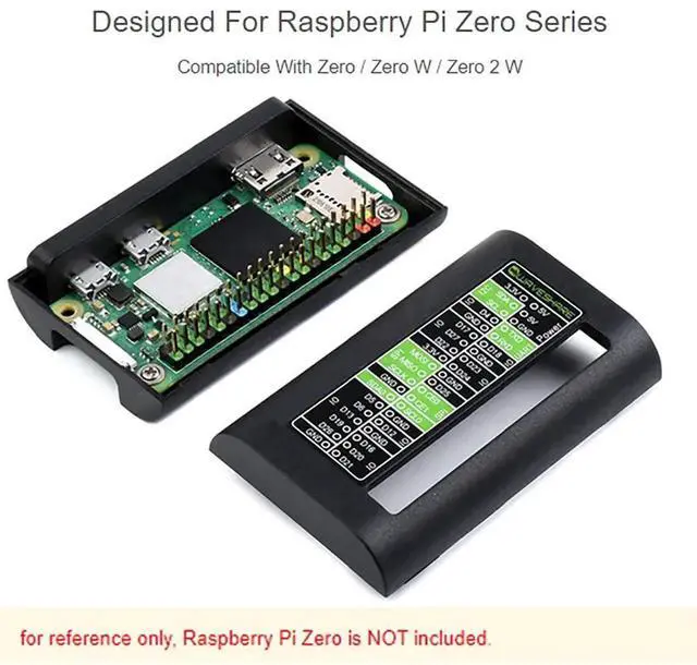 Alt view image 2 of 7 - AJMRTC ABS Protective Enclosure Case for Raspberry Pi Zero Series, Housing Compatible with Pi Zero 2 W, Pi 2 WH, Pi Zero W, Pi Zero WH (Case Only)