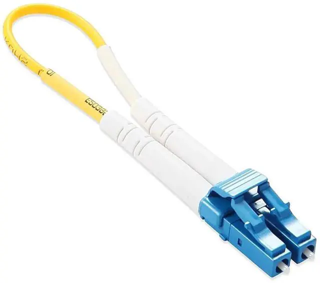 Alt view image 2 of 3 - AJMRTC OS2 LC Fiber Optic Loopback Cable, Single Mode 9/125um Duplex LC/UPC Fiber Loopback Tester for SFP Modules and Network Equipment Self-Testing