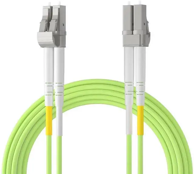 Main image of AJMRTC Duplex LC OM5 Multimode Fiber Patch Cable, 1 Meter LSZH Fiber Jumper, Support 40G/100G, Compatible with SFP Transceivers for Computer Fiber Network