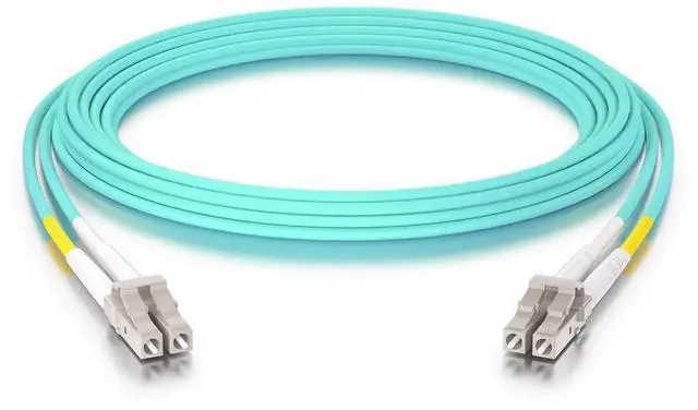 Alt view image 2 of 5 - AJMRTC 4-Pack Duplex LC OM3 Multimode Fiber Patch Cable, 2 Meters LSZH Fiber Jumper Cord, Supports 10Gb/25Gb, Compatible with SFP Transceivers for Computer Fiber Networks