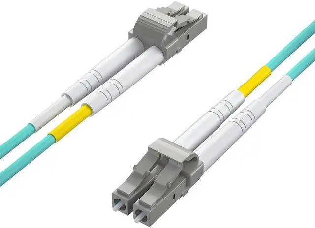 Alt view image 4 of 5 - AJMRTC 4-Pack Duplex LC OM3 Multimode Fiber Patch Cable, 2 Meters LSZH Fiber Jumper Cord, Supports 10Gb/25Gb, Compatible with SFP Transceivers for Computer Fiber Networks