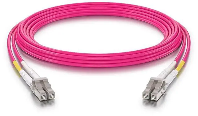 Alt view image 3 of 5 - AJMRTC Duplex LC OM4 Multimode Fiber Patch Cable, 1 Meter LSZH Fiber Jumper Cord, Supports 10Gb/40Gb, Compatible with SFP Transceivers for Computer Fiber Networks