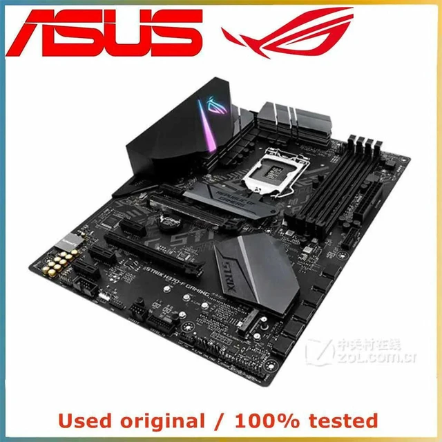 Alt view image 3 of 4 - For ASUS ROG STRIX H370-F GAMING Desktop Motherboard Intel H370 Chipset LGA 1151 Socket, Support 8th Gen Intel Core CPU, DDR4 Up to 64GB, PCI-E 3.0 X16 ATX Mainboard, Dual M.2, Aura Sync RGB for Gamin