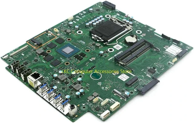Alt view image 3 of 4 - For Dell OptiPlex 7490 All in One AIO Motherboard IPRKL-GF/DGPU NFDH9 0NFDH9 CN-0NFDH9, With GTX1650 Ti Graphics LGA1200 AIO Mainboard, Fully Tested Replacement Desktop AIO System Board