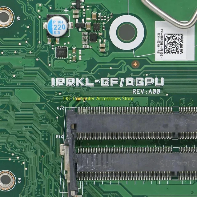Alt view image 4 of 4 - For Dell OptiPlex 7490 All in One AIO Motherboard IPRKL-GF/DGPU NFDH9 0NFDH9 CN-0NFDH9, With GTX1650 Ti Graphics LGA1200 AIO Mainboard, Fully Tested Replacement Desktop AIO System Board
