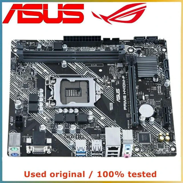 Main image of For ASUS PRIME H410M-F Micro ATX Desktop Motherboard LGA1200 Socket, H410 Chipset DDR4 Max 64GB RAM, M.2 NVME & PCI-E 3.0 X16 Slot, Computer Mainboard Fully Tested Replacement Board