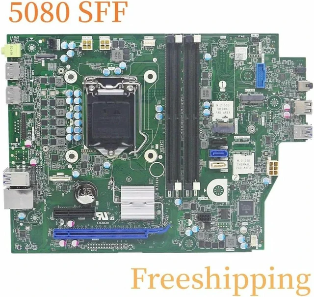 Alt view image 2 of 4 - CN-00VTMF For Dell Optiplex 5080 SFF Small Form Factor Desktop Motherboard 00VTMF 0VTMF, LGA1151 Socket DDR4 Support Mainboard, Fully Tested Working SFF System Replacement Board