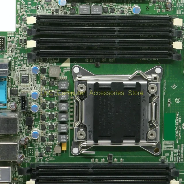 Alt view image 2 of 4 - For Dell Precision 7600 T7600 Workstation Motherboard 82WXT 082WXT CN-082WXT, Dual LGA2011 Socket DDR3 Support Mainboard, Fully Tested Working Workstation System Replacement Board