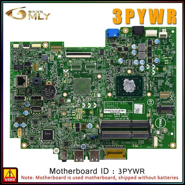 Main image of For Dell Inspiron 24 3455 3000 Series AIO All-in-One Motherboard 03PYWR 3PYWR, Board Number 14050-1, AMD Carrizo E2-7110 Onboard CPU, DDR3L Memory Support Mainboard, Fully Tested OK Replacement Board