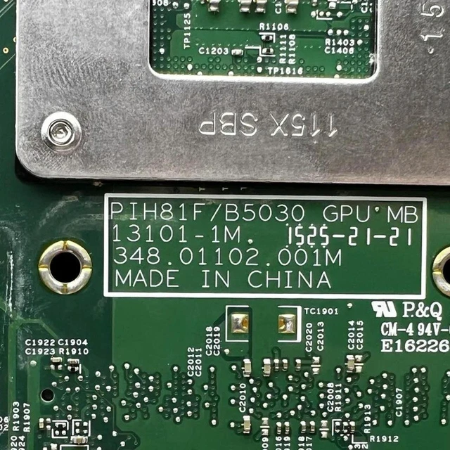 Main image of Lenovo PIB65F Desktop Motherboard 13101-1M FRU 5B20H02640, Intel B65 Chipset LGA1700 Socket, DDR4 Dual Channel, M.2 NVMe + SATA III, PCIe 4.0 x16, 100% Fully Tested Working OEM Replacement Mainboard