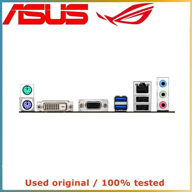 Alt view image 3 of 4 - ASUS B85M-F mATX Desktop Motherboard, Intel B85 Chipset LGA1150 Socket, 2×DDR3 Slots Max 16GB, SATA III 6Gb/s, PCIe 3.0 x16, Realtek 1G LAN, HD Audio, UEFI BIOS, Fully Tested Replacement Mainboard for