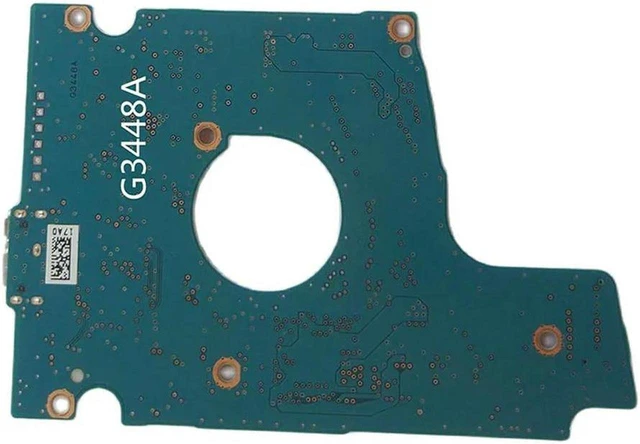 Main image of 2.5-inch USB3.0 HDD Logic PCB Controller Board G3448A for Toshiba MQ01UBD100 MQ01UBD050 Portable Hard Drive, For HDD Repair & Professional Data Recovery, Fix Burnt USB Port, Drive Not Detected, Contin