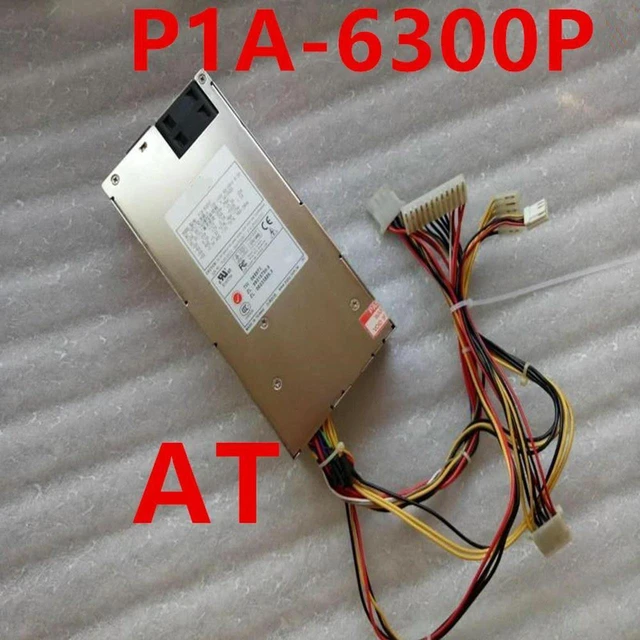 Main image of Emacs P1A-6300P 1U 300W IPC Power Supply, AT 12+6Pin Connector, Wide 100-240V AC Input, Active PFC, Built-in Cooling Fan, Overvoltage/Overcurrent/Short Protection, Industrial 1U Switching PSU,