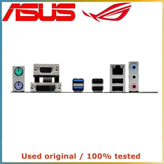 Alt view image 4 of 4 - ASUS H110M-K mATX Desktop Motherboard, Intel H110 Chipset LGA1151 Socket, 2×DDR4 Slots Max 32GB, SATA III 6Gb/s, PCIe 3.0 x16, DVI/VGA Video Output, Gigabit LAN, HD Audio, 100% Fully Tested Working Re