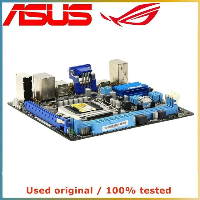 Alt view image 2 of 4 - MINI ITX Desktop Motherboard P8H61-I Replacement, LGA1155 H61 Chipset Mainboard Supports Up To 16GB DDR3 Memory, SATA II & PCI-E 2.0 X16 Slot, Fully Tested Working Board For Small Form Factor PC Build