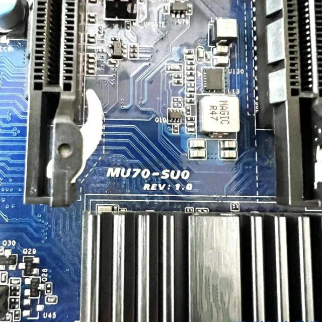 Main image of MU70-SU0 X99 Server Motherboard Replacement, C612 Chipset LGA2011-3 DDR4 Mainboard, Multiple PCIe & SATA Interfaces, 100% Fully Tested Working Board for Workstation & Storage Server Hardware Repair