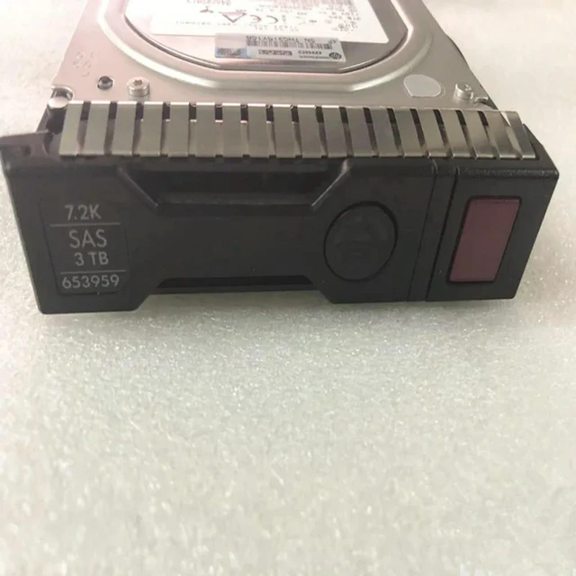 Alt view image 3 of 3 - 3TB 3.5" SAS 6Gb/s Internal Server Hard Drive 7200RPM 128MB Cache Replacement for HP G8 Server, Enterprise HDD 652766-B21 653959-001, Hard Disk for Server Storage Array Repair & RAID Rebuild