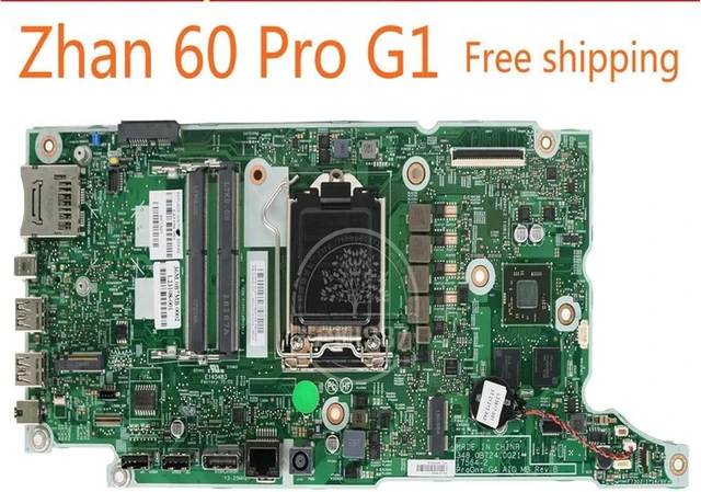 Alt view image 2 of 4 - 23.8" AIO Motherboard 17564-2 L23106-001 L07846-002 L23106-601 Replacement for HP Zhan 60 Pro G1 All-in-One PC, Mainboard 100% Fully Tested Working Board for AIO Desktop Display & System Hardware Repa