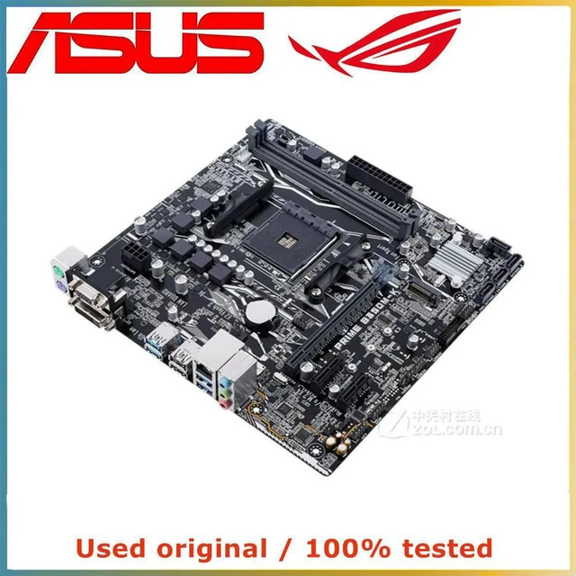 Alt view image 2 of 4 - Desktop Motherboard PRIME B350M-K Replacement, AM4 B350 Chipset Micro ATX Mainboard Supports Up To 32GB DDR4 Memory, SATA III & PCI-E 3.0 X16 Slot, Fully Tested Working Board For AMD PC Build & Deskto