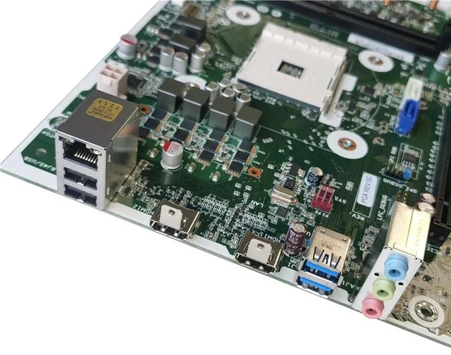 Main image of BASSWOOD Motherboard for Pavilion 580-148 Desktop PC, Part Number 921821-001, DDR4 Mainboard, Fully Tested Working System Board, Replacement Mainboard for Pavilion 580-148 Home Desktop Computer Repair