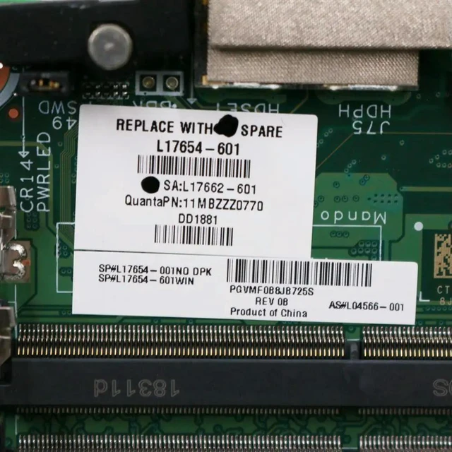 Alt view image 2 of 4 - Motherboard for ProDesk 400 G4 DM Mini PC, Board DA0F80MB6A0 Part Number L17654-001, L17662-601 L04566-001, Fully Working Mainboard, Replacement System Board for ProDesk 400 G4 DM Desktop Repair & Rep