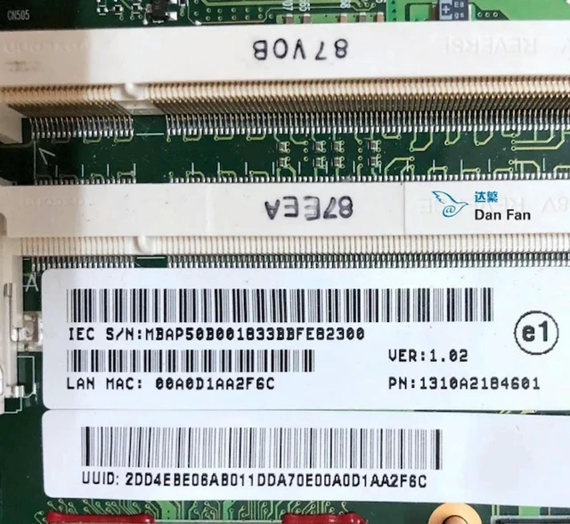Alt view image 4 of 4 - Laptop Motherboard for 8920G, Board 6050A2184601-MB-A03 Part Number MBAP50B001, Fully Tested Working Mainboard, Replacement Notebook System Board for 8920G Laptop Repair & Hardware Replacement