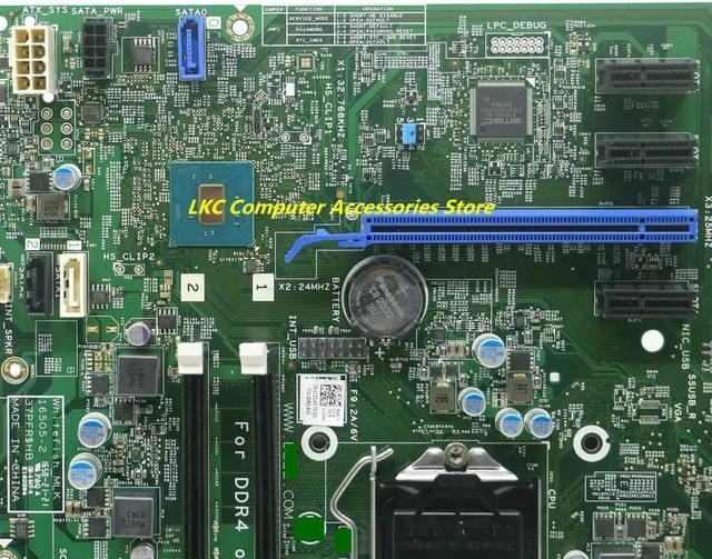 Alt view image 4 of 4 - Desktop Motherboard for Optiplex 3046 Tower, Board 16505-1 Part Number 1DDN5 01DDN5 CN-01DDN5 37PFR, VGA+DP Video Output, Fully Tested Working Mainboard, Replacement System Board for Optiplex 3046 Tow