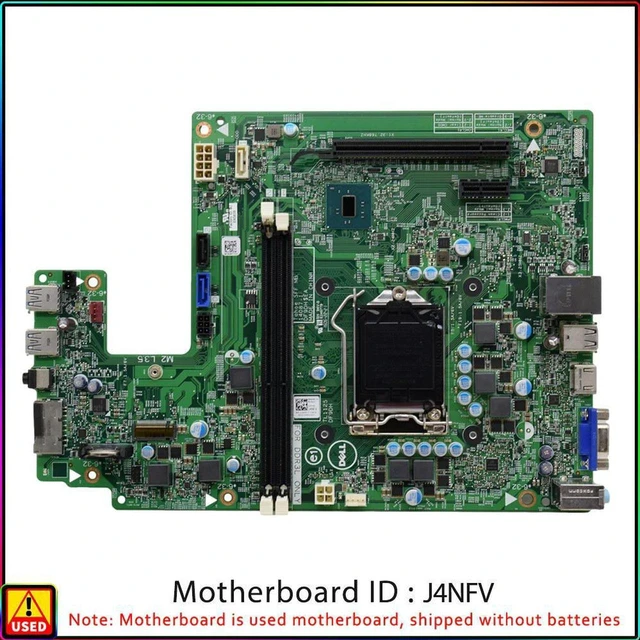 Main image of Desktop Motherboard for Vostro 3250 PC, Board 14087-1 Part Number DF9DH J4NFV DNMV1, LGA1151 DDR3L Mainboard, Fully Tested Working System Board for Vostro3250 Small Form Factor Desktop Repair & Hardwa