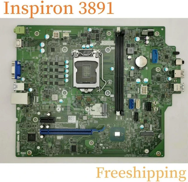 Alt view image 3 of 3 - Desktop Motherboard for Inspiron 3891 PC, Board 19481-3 Part Number YF8P5 0YF8P5 CN-0YF8P5, Fully Tested Working Mainboard, Replacement System Board for Inspiron 3891 Desktop Computer Hardware Repair