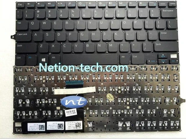 Main image of US QWERTY Black Replacement Laptop Keyboard for Inspiron 11 3147 3148 3000 Series P20T Notebook, Built-in Keyboard Spare Parts for Inspiron 11 3000 Laptop Typing Repair & Keyboard Damage Restoration