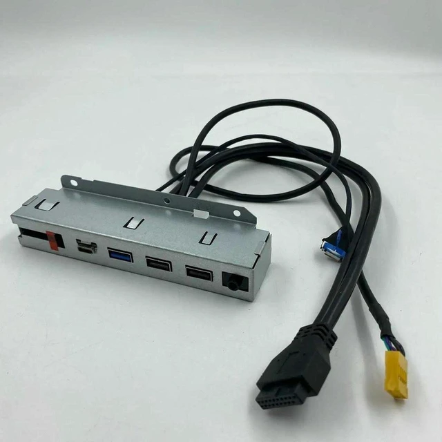 Main image of Front USB Panel Board with Cables for Precision 3630 Workstation, Part Number 0G6PN4 G6PN4, Replacement Front I/O USB Control Board Spare Parts for Precision 3630 Workstation Front Port Damage Repair